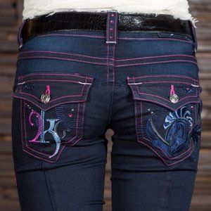 2KGrey Ava Knee Patch Riding Jeans Size 24